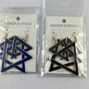 Geometric Dangled drop earrings